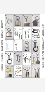 metal key rings