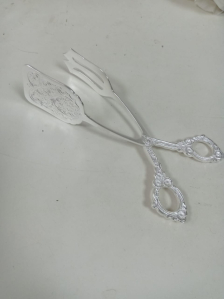 Silver Plated Pastry Tong