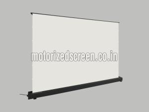 120 Inch Motorized Floor Rising Up Tension Screen