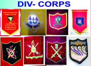 ARMY EMBROIDERY DIV FLAGS