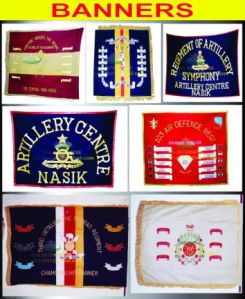 ARMY HAND EMBROIDERY FRAME BANNER