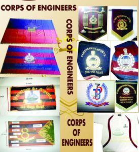 ARMY MEDICAL CORPS ZARI EMBROIDERY FLAGS