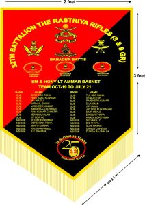 assam rifle military flags