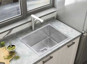 20x16  Stainless Steel Single Bowl Kitchen Sink