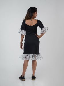 Ladies Black Bodycon Dress