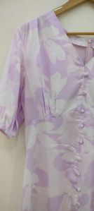 Ladies Lilac Floral Dress