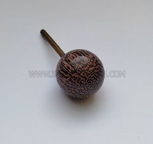 wooden door knob