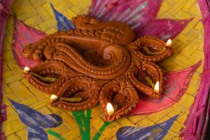Clay Diya for Diwali Decoration, Navaratri Decoration, Festive Gifting