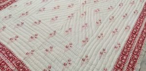 Hand Block Printed Handmade Reversible Quilt