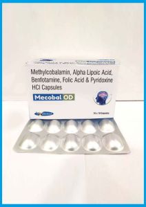 Methylcobalamin ip 1500 mcg, Alpha Lipoic Acid USP 100 mg, Benfotamine 75 mg, folic Acild IP 1.5 m