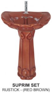 Suprim Pedestal Basin Set