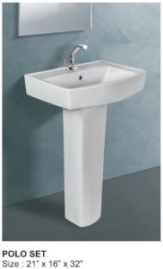 Polo Pedestal Basin Set