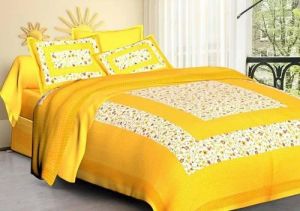 Jaipuri Cotton Double Bed Sheet