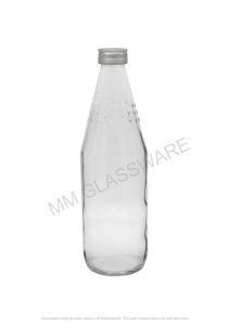 Glass Sharbat Dot Juice Bottle