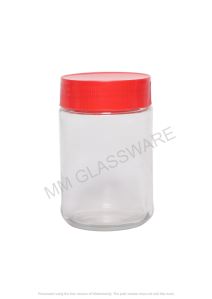 Screw Round Glass Jar