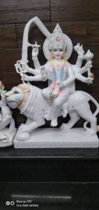 Marble Durga Mata Statue