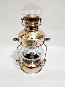 Decorative Vintage Copper Oil Lamp For Halloween