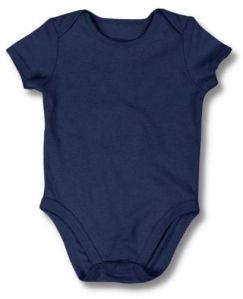 Dark Blue Cotton Kids Rompers