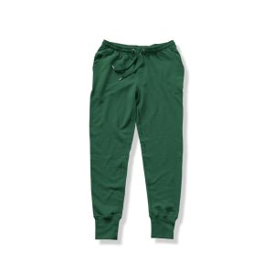 Ladies Green Cotton Track Pant