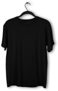 Mens Black Cotton Oversized T-Shirt