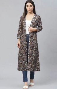 Ladies Rayon Printed Shrug