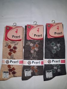 Pearl Ladies Towel Socks