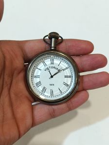 Nautical Antique Brass Handmade Pocket Watch - Avi and Co