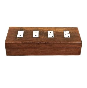 Wooden Domino Game Set