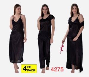 4 Piece Bridal Nighty Set
