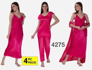 4 Piece Bridal Nighty Set