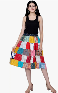 patchwork Mini skirts