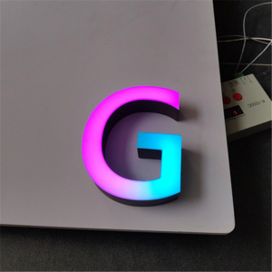 Two Colours Acrylic letter