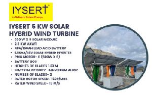 IYSERT 5 KW SOLAR HYBRID WIND TURBINE