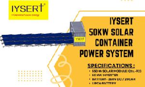 IYSERT 50 KW SOLAR CONTAINER POWER SYSTEM