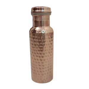 750ml Hammered Copper Water Bottle
