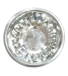 Stainless Steel Fancy Gold Coin Bowl