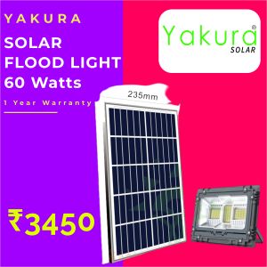 60W Solar Flood Light - Yakura Solar