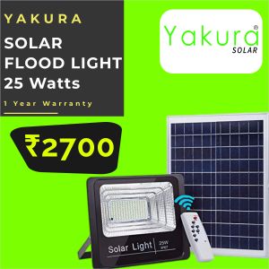 Yakura solar - Solar flood light 25W - All in one solar street light