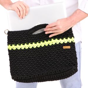 Crochet Laptop bag