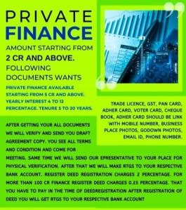 private finance service