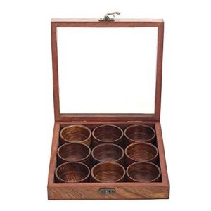 wooden spice boxes