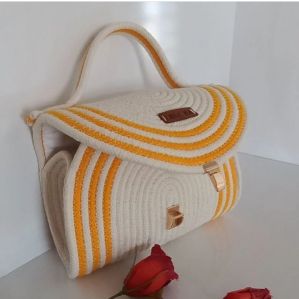 Cotton rope handbag