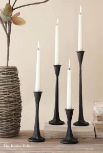 cast iron candle stand