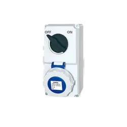 OZO 16 Amp 32 Ampere Industrial Interlock Socket