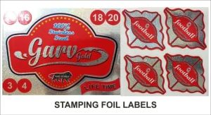 stamping foil labels