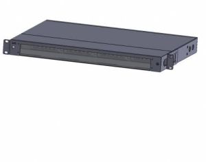 72 Fiber 1U Rack Mount Hd Fms Fiber Enclosure With Glass Cover, Unloaded