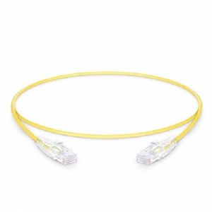 Cat6 Rj45 Patch Cord Utp 28Awg Ulta Slim Pvc Jacket Xx Meter Length Yellow Color