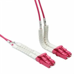 Lc Pc Lc Pc Om4 Multimode Duplex OFNP Plenum 2Mm Patch Cable