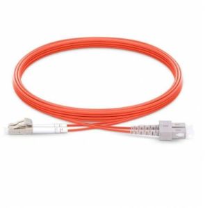 Sc Lc Ofc Patch Cord, Sc Pc Lc Pc Multimode Om1 Duplex Pvc 2Mm Optical Fiber Premium Quality Cable