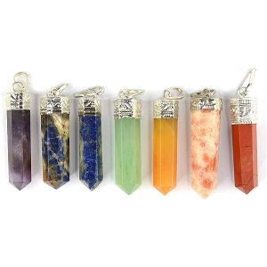 7 Chakra Pencil Pendant